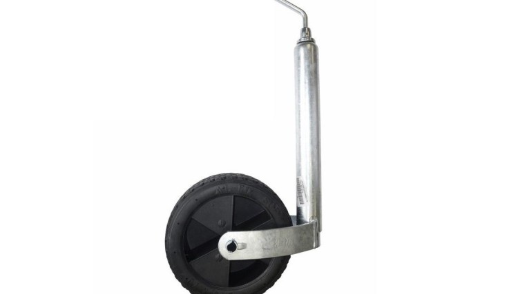 EUROPEAN AL-KO CARAVAN PART JOCKEY WHEEL 150KG - 240MM HD PLASTIC WHEEL