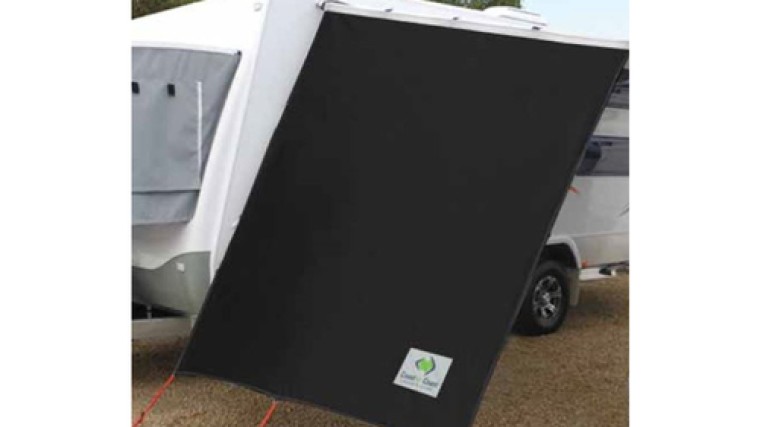 BLACK SIDE SCREEN FOR CARAVANS