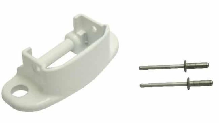 Carefree White Car Port Foot For Main Inner Arm