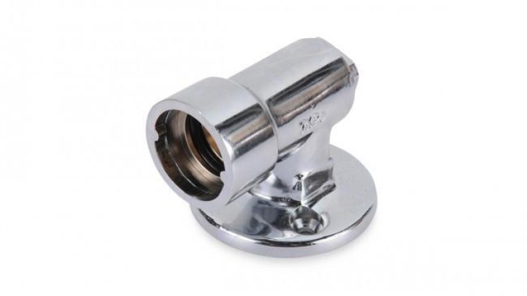 GAS FLOOR SOCKET FEMALE CHROME