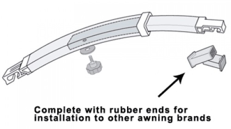 Fiamma Curved Centre Rafter Pro