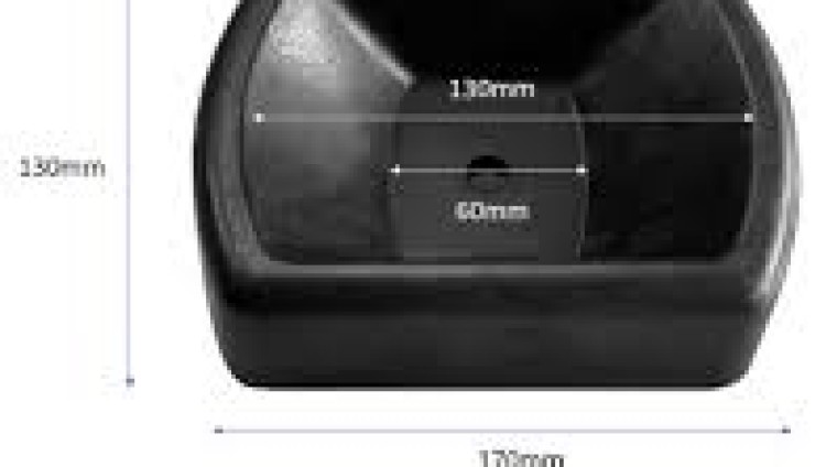 COAST RV 150mm Rubber Jockey Wheel Receiver