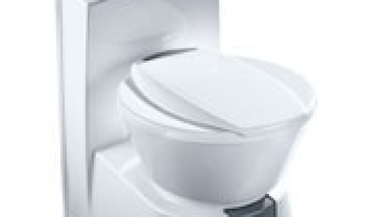 DOMETIC SWIVEL CASSETTE PORCELAIN TOILET WITH DOOR