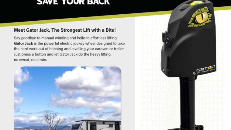 COAST RV GATOR 12V Trailer Jack COAST RV GATOR 12V Trailer Jack