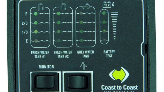 Jrv Tank Monitor Freshx2,Greyx1,Pump Switch & Battery Condition