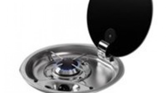 CAN Single Burner Gas Hob With Glass Lid
