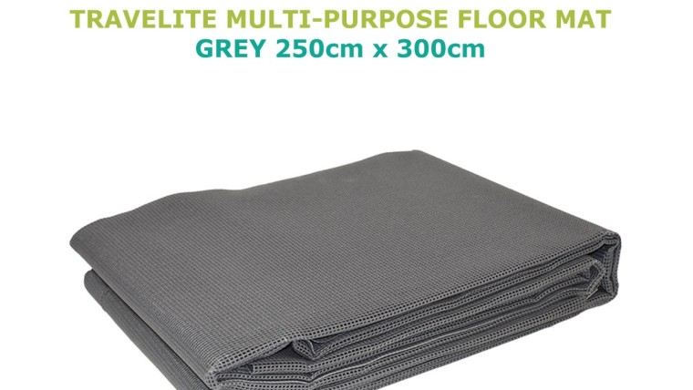 Coast Travelite Floor Matting - grey