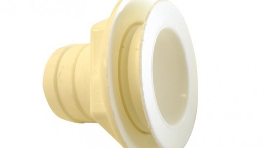 Plastic White 25Mm Waste Outlet Straight