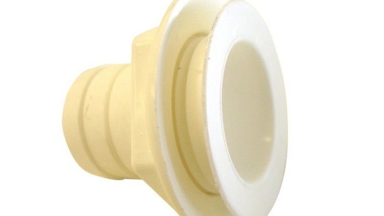 Plastic White 25Mm Waste Outlet Straight