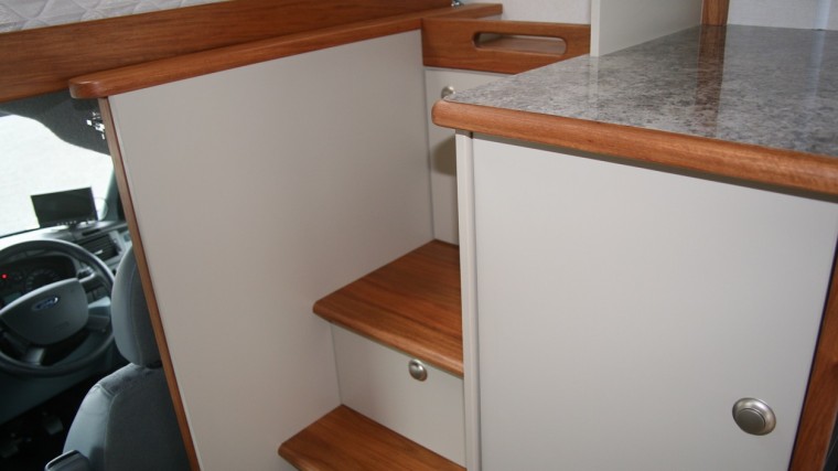 Clever Use of Stairs for Storage