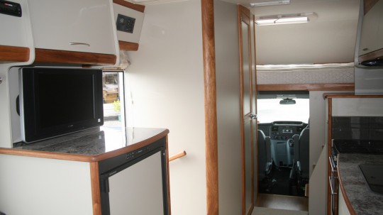 View to Front of Motorhome