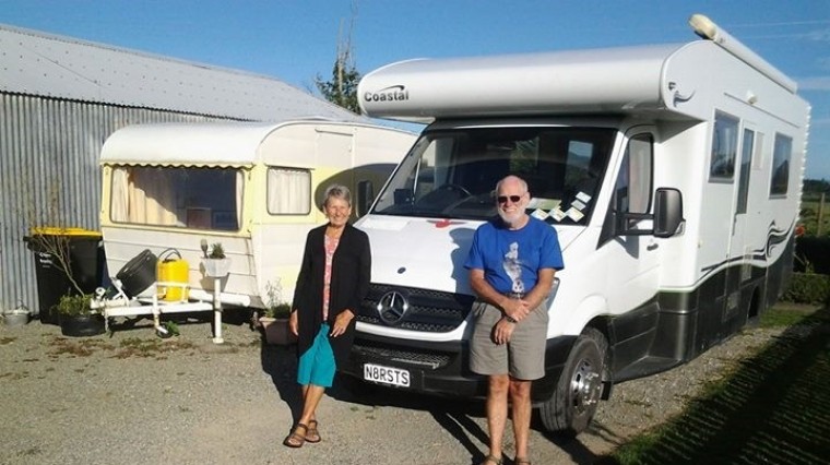 Pat & Barry with their 2012 Coastal Motorhome