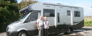 Murray & Marlene with their Coastal Grandelier