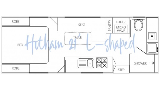Hotham 21 L-Shaped Lounge